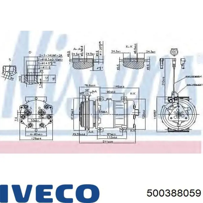 Купити 89469 Nissens Компресор кліматичної установки