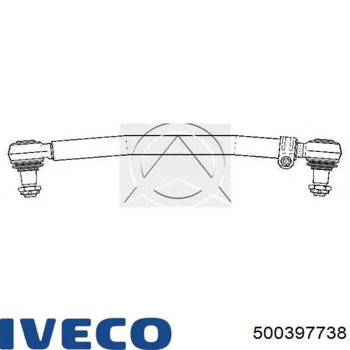 500397738 Iveco Тяга рульова поздовжня, передньої підвіски