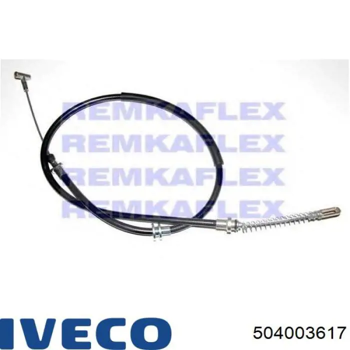 Трос ручного гальма задній, правий/лівий 504003617 Iveco