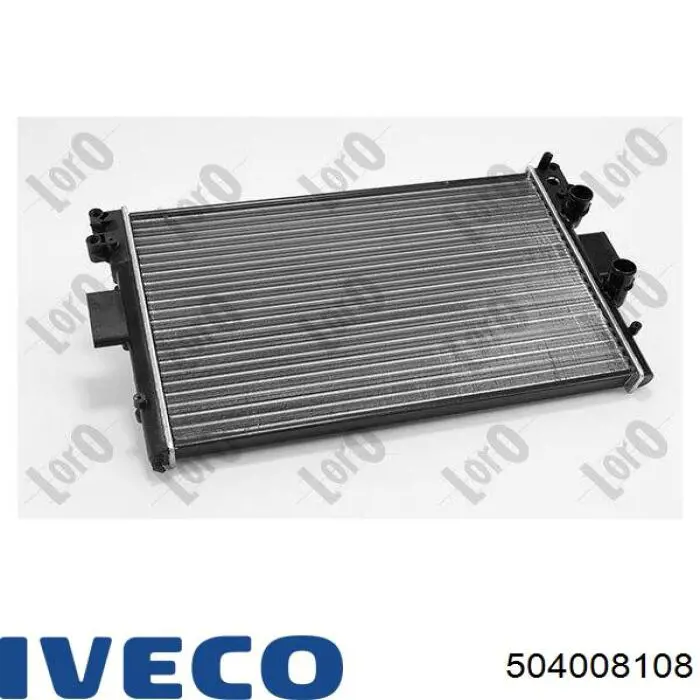 504008108 Iveco радіатор охолодження двигуна