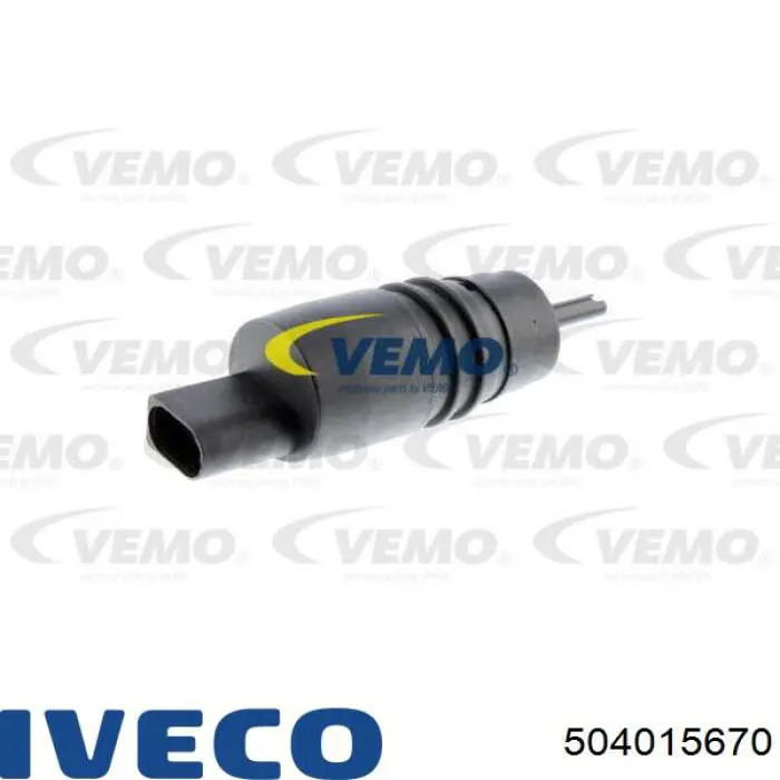 504015670 Iveco насос-двигун омивача скла, переднього