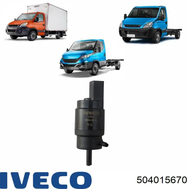 Моторчик омивача переднього скла Iveco 504015670 ціна, від 7.25 USD