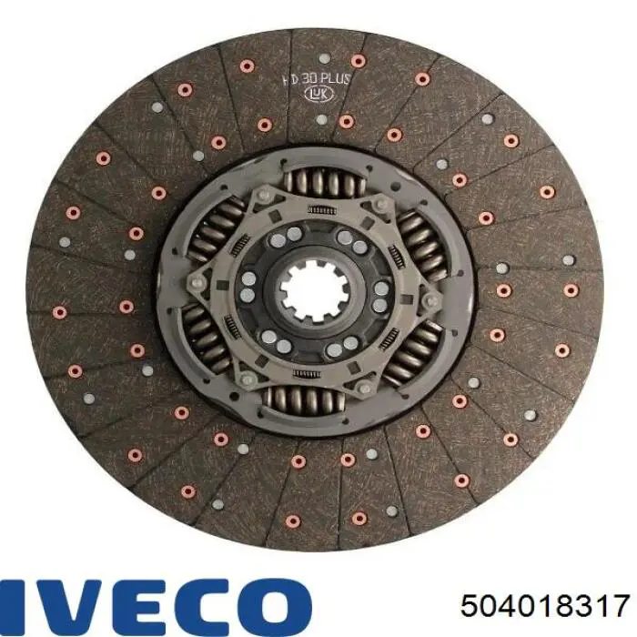 Диск зчеплення 504018317 Iveco