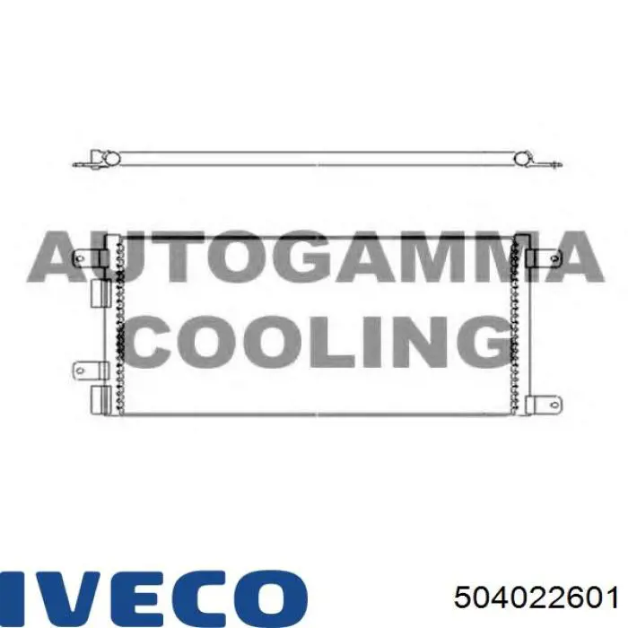 Купити 504022601 Iveco Радіатор системи охолодження кондиціонера