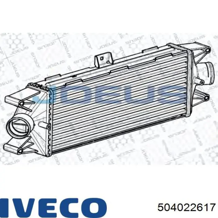Система охолодження наддувочного повітря Iveco 504022617 ціна, від 101.87 USD