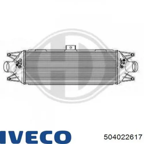 504022617 Iveco радіатор охолодження двигуна