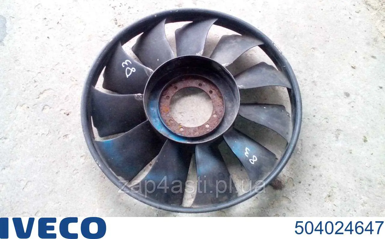 Купити 504024647 Iveco Вентилятор/крильчатка радіатора охолодження