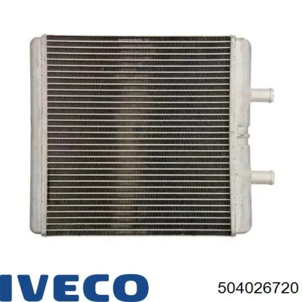 504026720 Iveco Радіатор опалювача салону
