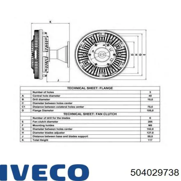 D5IV003TT Thermotec Гідромуфта приводу вентилятора