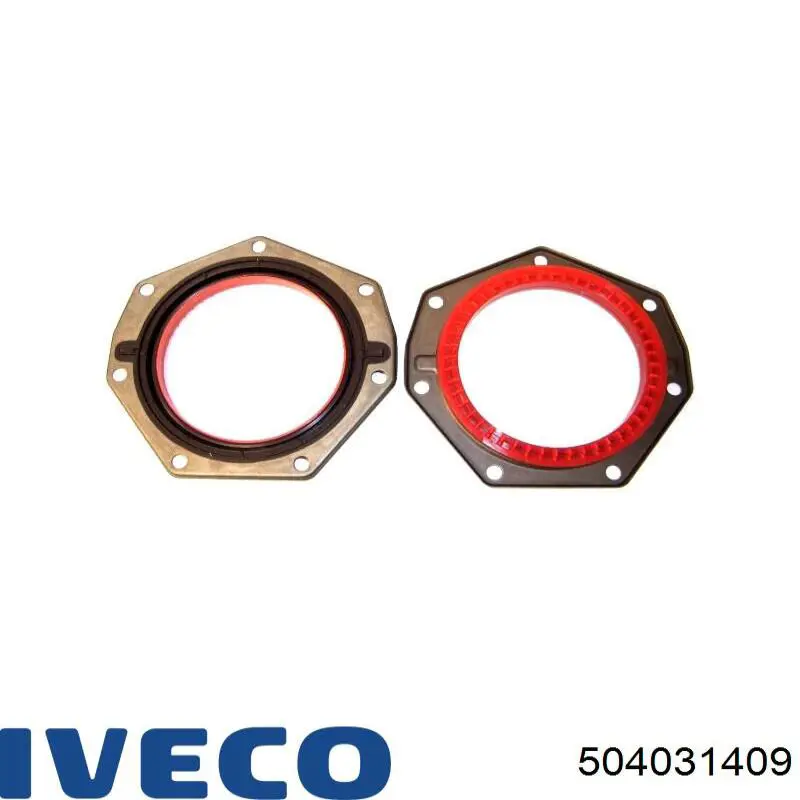 Сальник коленвалу 504031409 Iveco