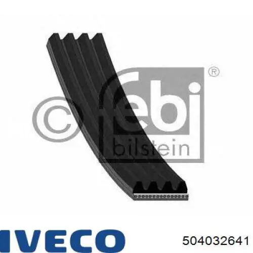 Ремінь генератора 504032641 Iveco