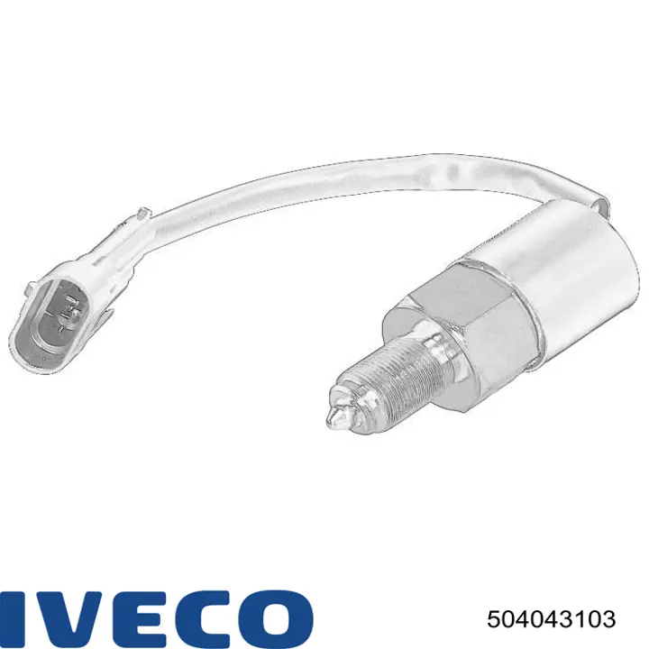 Купити 504043103 Iveco Датчик індикатора лампи роздаткової коробки блокавання диференціалу