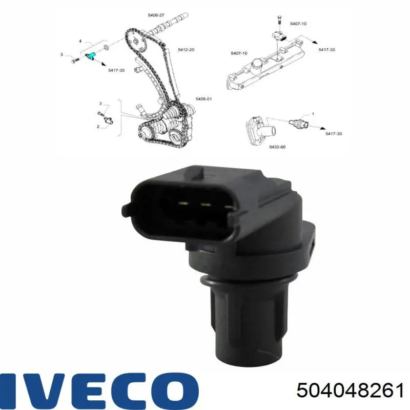 Датчик фаз Iveco 504048261 ціна, від 12.80 USD