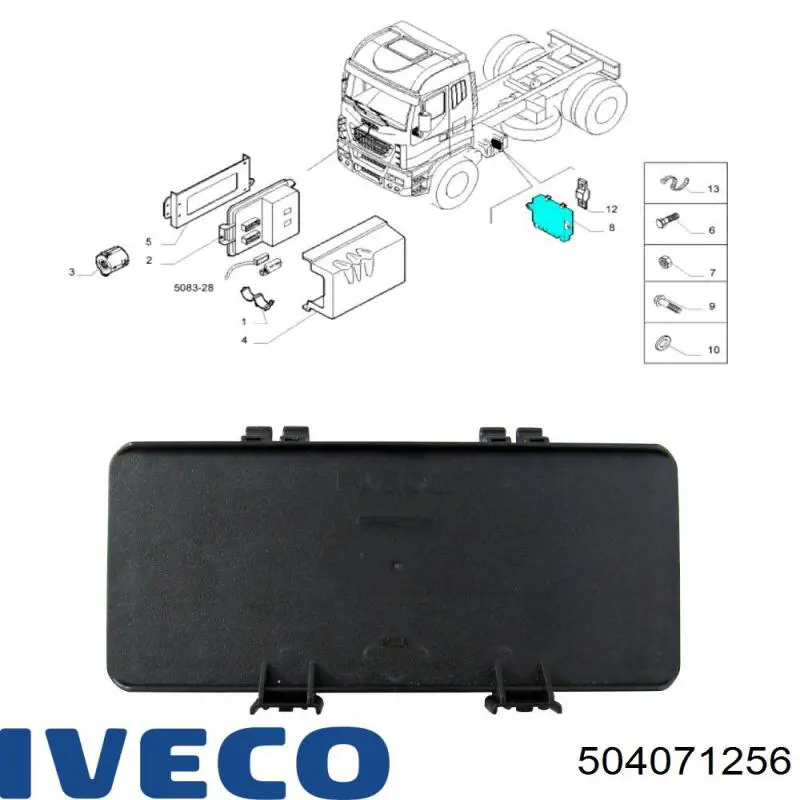 Блок запобіжників 504071256 Iveco