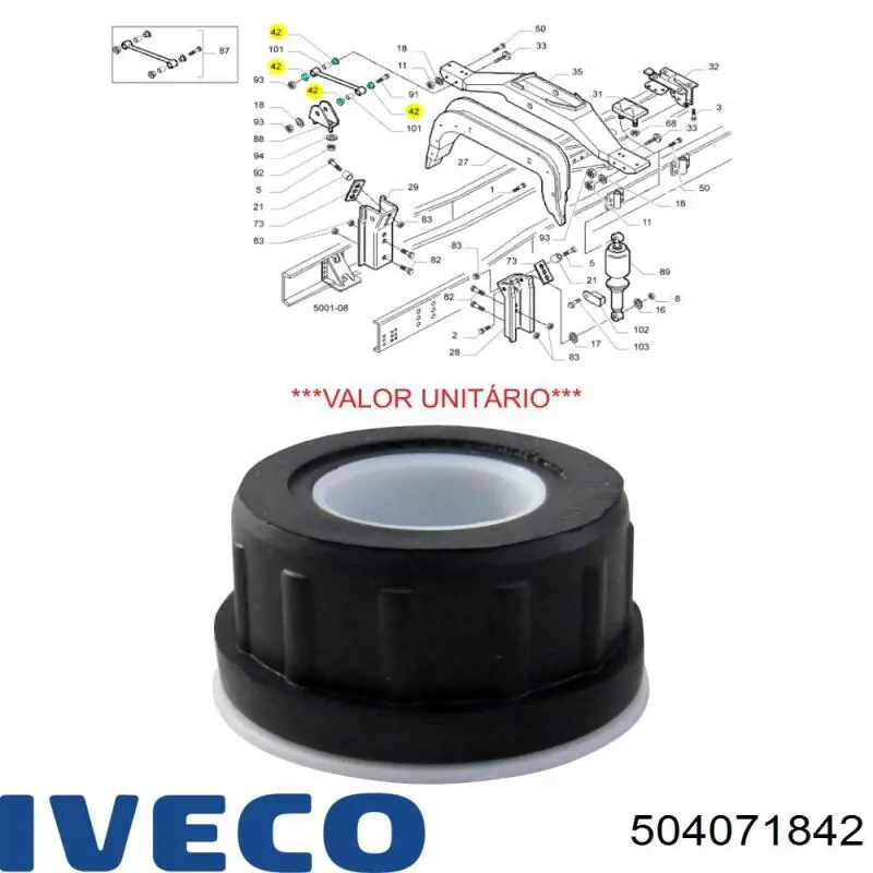  Iveco 504071842 ціна, від 8.35 USD