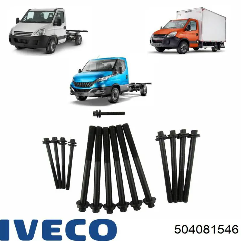 504081546 Iveco Болт кріплення головки блоку циліндрів