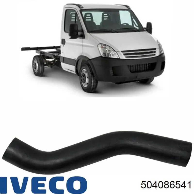 Шланг/патрубок інтеркулера, правий 504086541 Iveco