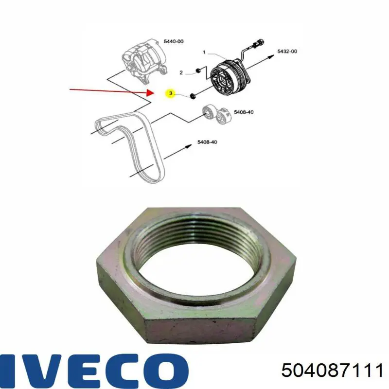  Iveco 504087111 ціна, від 5.27 USD