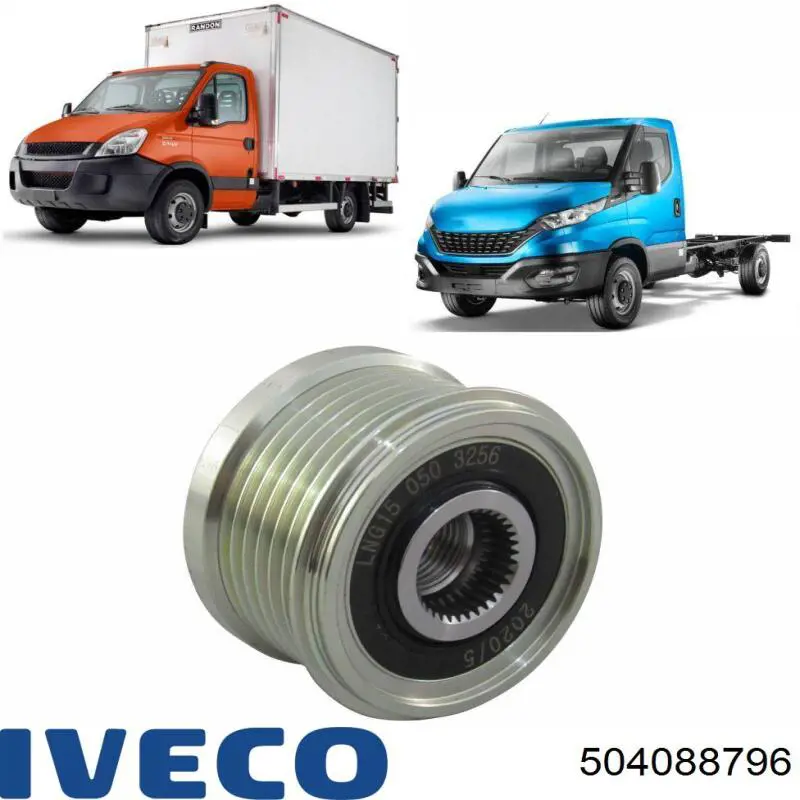 504088796 Iveco Обгонна муфта генератора
