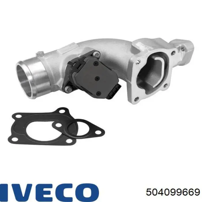 504099669 Iveco Дросільна заслінка в зборі