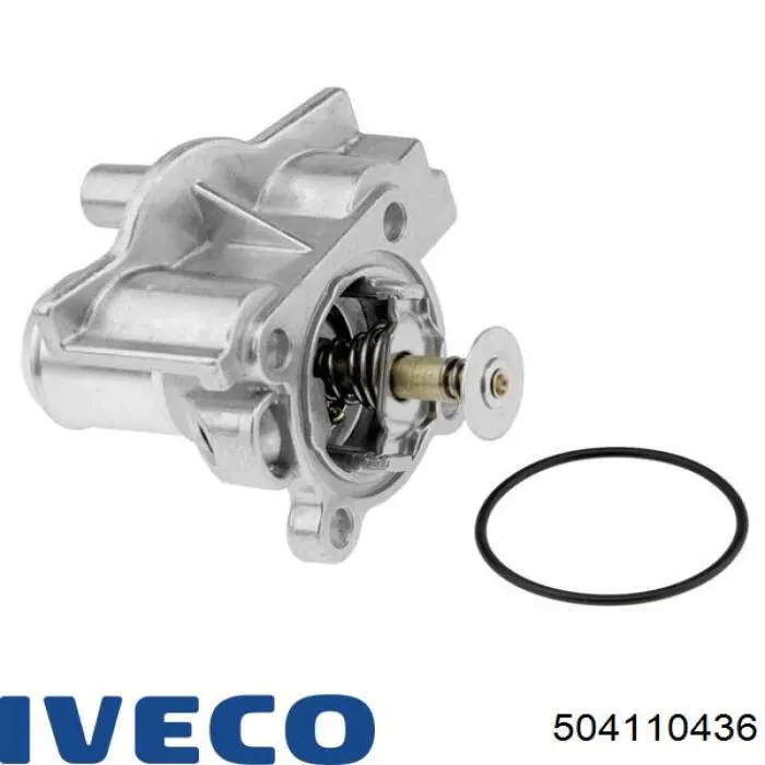 Корпус термостата 504110436 Iveco