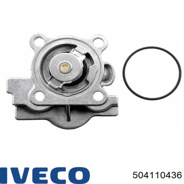 Корпус термостата 504110436 Iveco