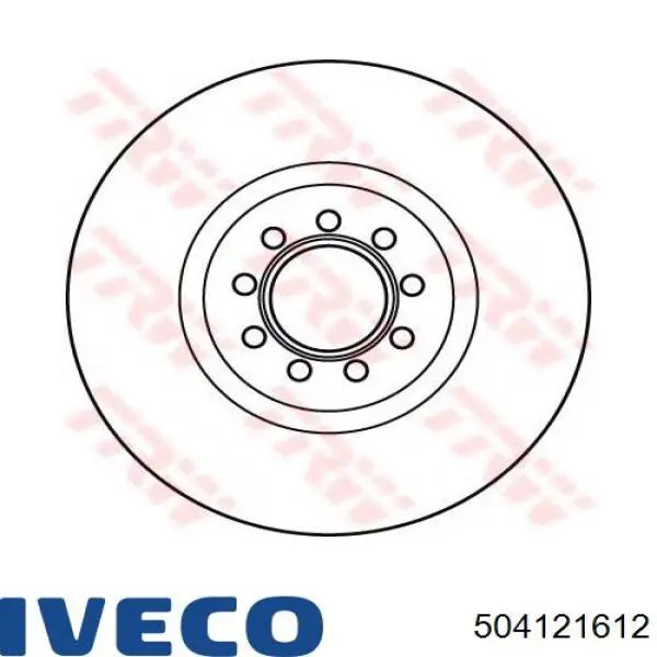 504121612 Iveco Гальмо дискове переднє