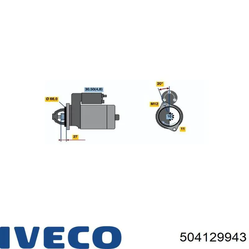 Датчик обертів колінвалу Iveco 504129943 ціна, від 16.74 USD