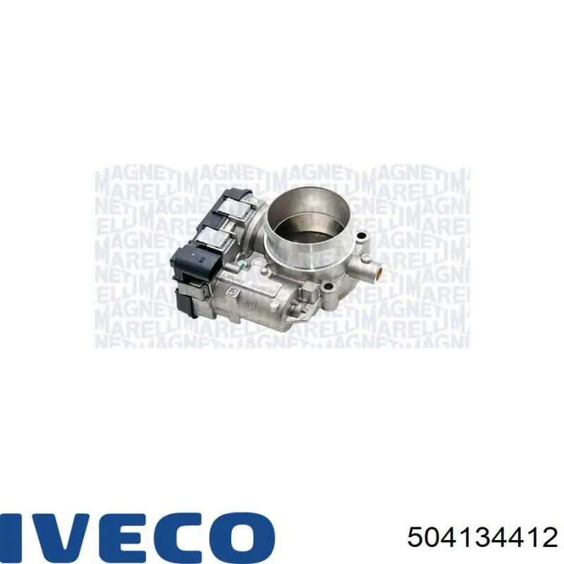 Дросільна заслінка в зборі 504134412 Iveco