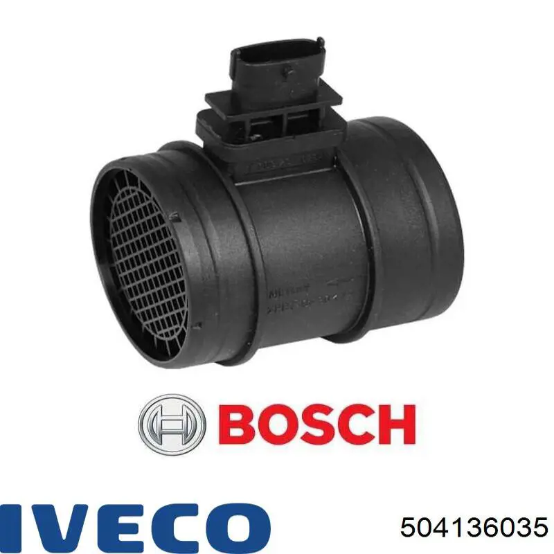 Датчик масової витрати повітря Iveco 504136035 ціна, від 53.95 USD