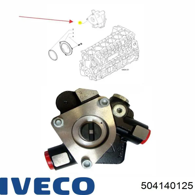 Купити 504140125 Iveco Насос маслозакачуючий