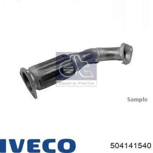 Труба приймальна (штани) глушника, передня Edex ED64292 ціна, від 60.60 USD