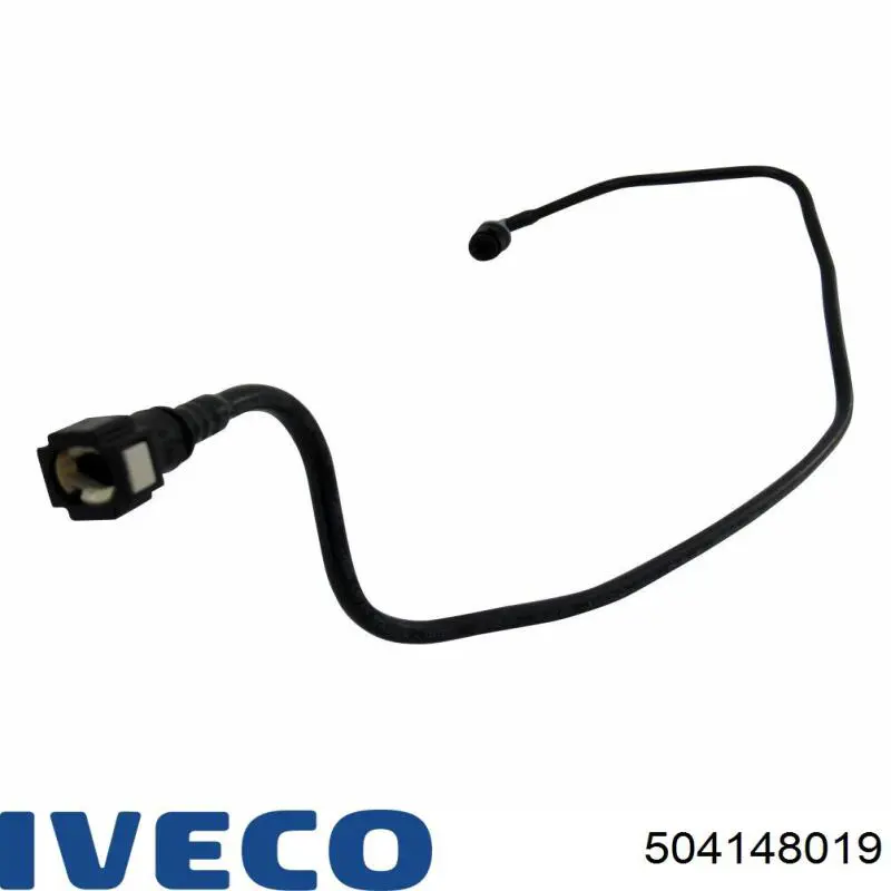 504148019 Iveco Трубка паливна, зворотня від форсунок