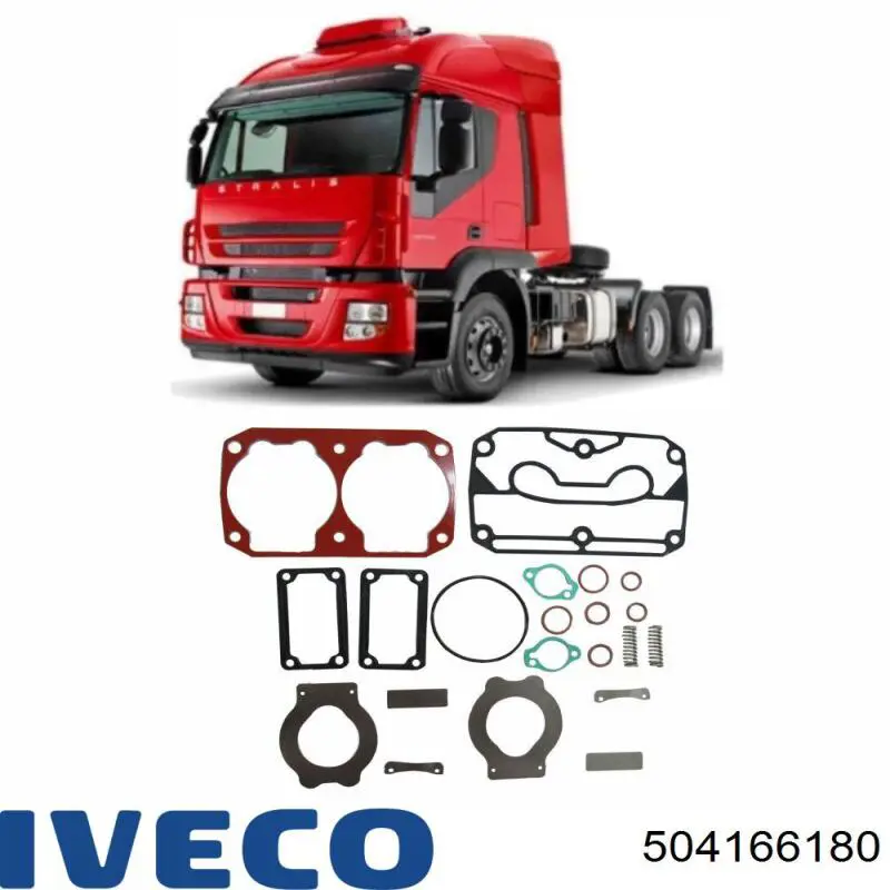 Гайка маточини передньої 504166180 Iveco