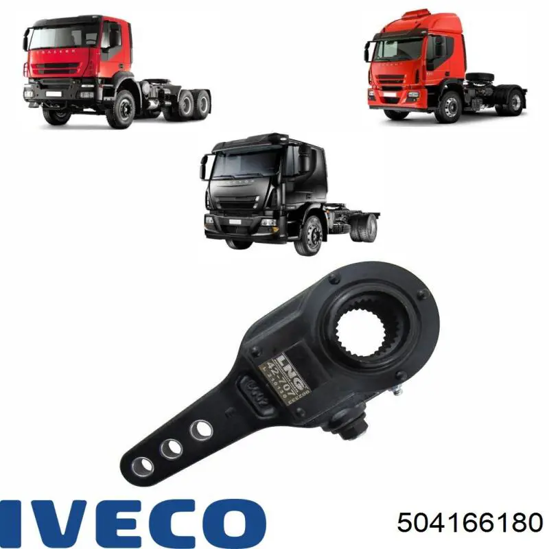 504166180 Iveco Гайка маточини передньої