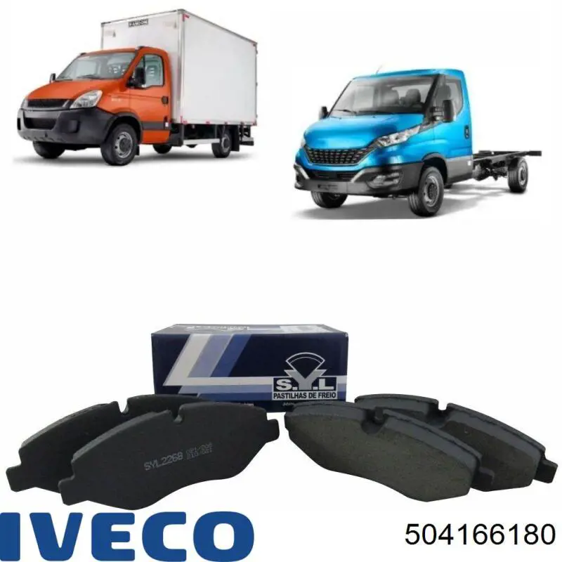 Гайка піввісі передньої Iveco 504166180