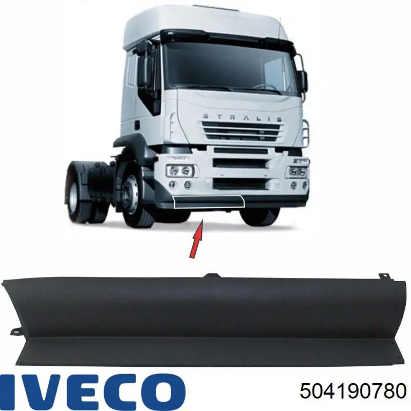 Купити IVEFP001R Pacol Спойлер переднього бампера, правий