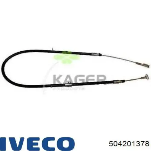 Купити 504201378 Iveco Трос ручного гальма задній, правий/лівий