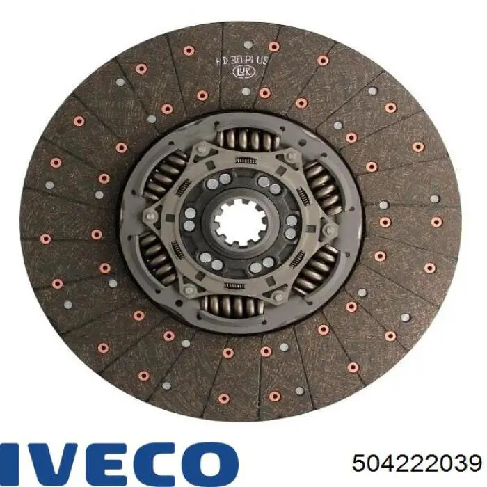 Диск зчеплення 504222039 Iveco