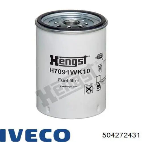 Фільтр тонкого очищення палива Iveco 504272431 ціна, від 37.13 USD