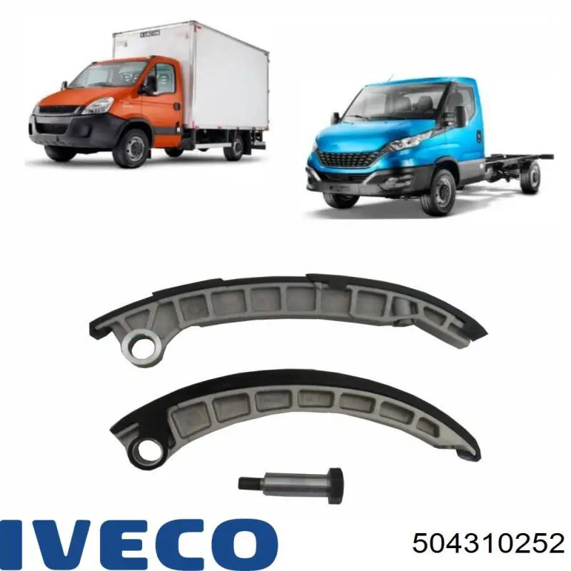 Заспокоювач ланцюга ГРМ, комплект 504310252 Iveco