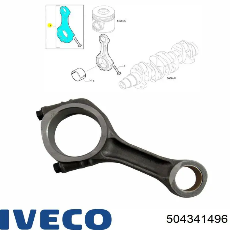 Шатун поршня двигуна 95FI006ST STS