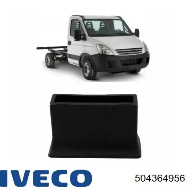 Купити 504203320 Iveco Ущільнювач двері передньої лівої (на двері)