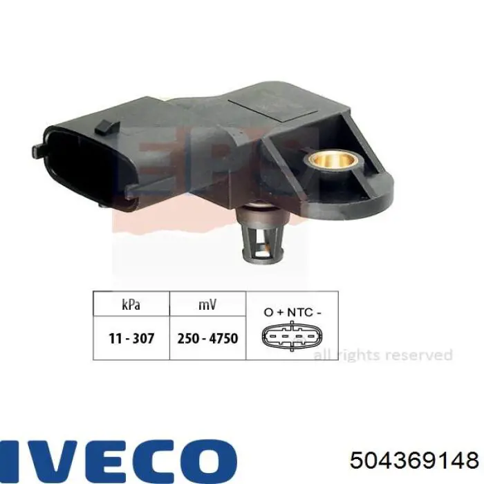 МАП Сенсор 504369148 Iveco