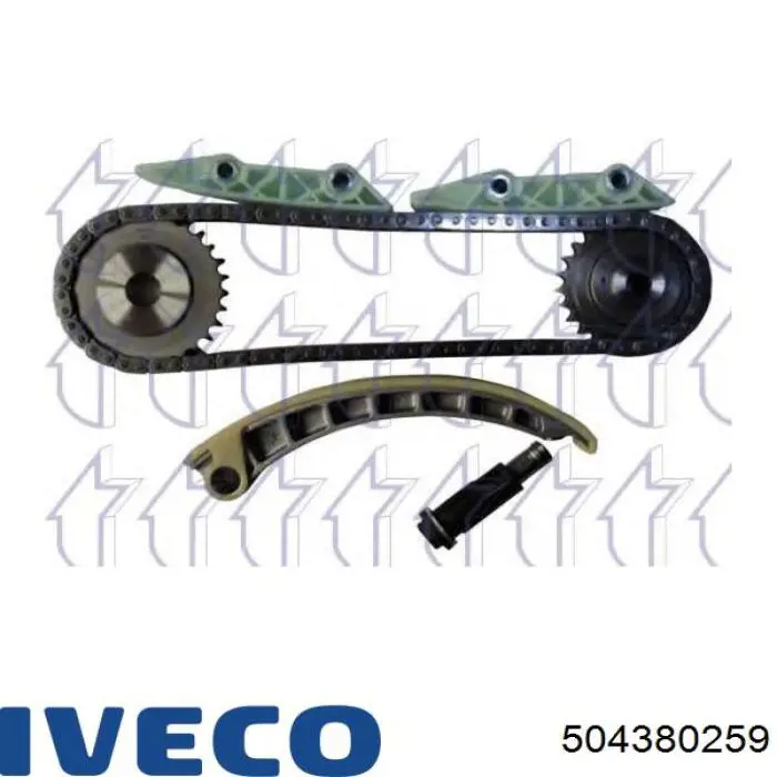 Прокладка передньої кришки двигуна 504380259 Iveco