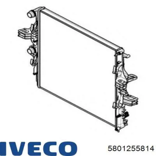 Радіатор 5801255814 Iveco