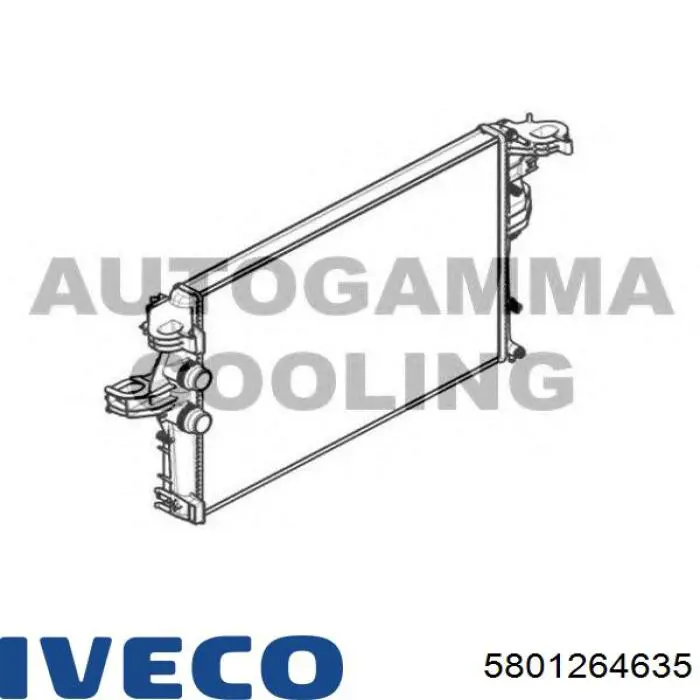 Купити 5801264635 Iveco Радіатор двигуна