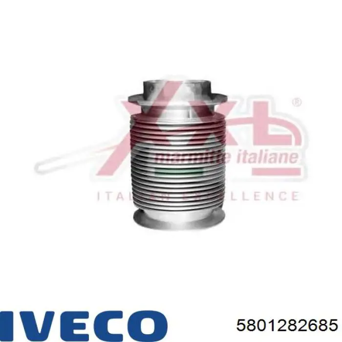 Гофра приймальної труби Iveco 5801282685 ціна, від 86.23 USD