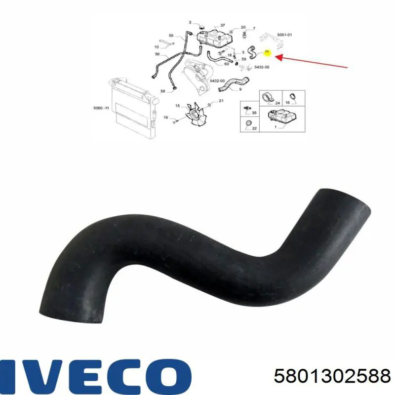  Iveco 5801302588 ціна, від 15.74 USD