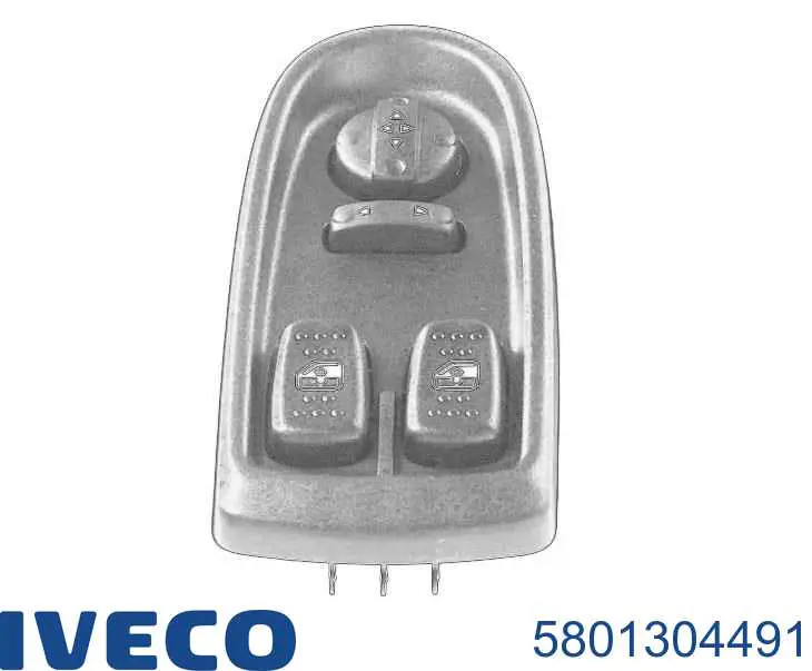 Купити 5801304491 Iveco Кнопка вмикання двигуна склопідіймача передня ліва
